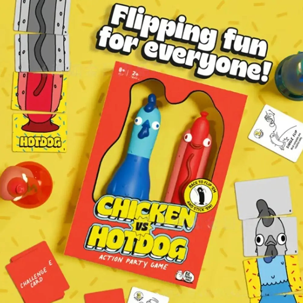Full Cluckdash Family Party Flip & Stick Challenge Game set, an exciting gift for kids & family.