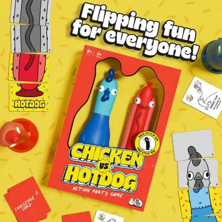 Full Cluckdash Family Party Flip & Stick Challenge Game set, an exciting gift for kids & family.