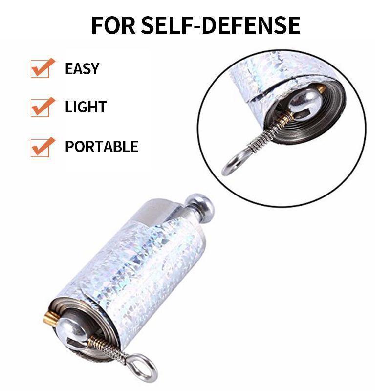 Durable self-defense staff, telescopic stainless steel for portable martial arts training and survival