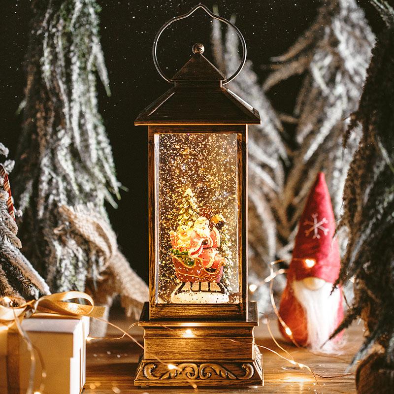 Assorted LED glitter Christmas candles, color changing for a magical holiday ambiance