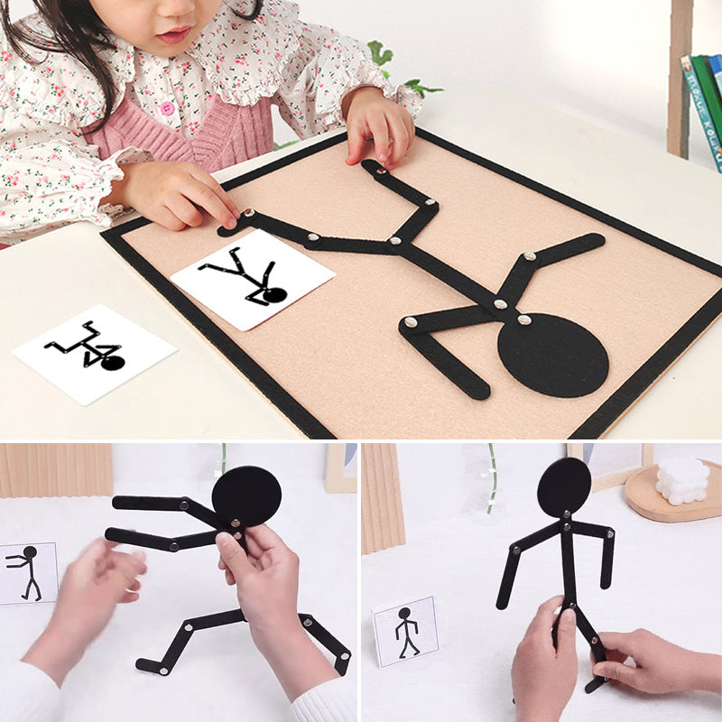 Brightly painted wooden educational puzzle, a perfect gift for young kids