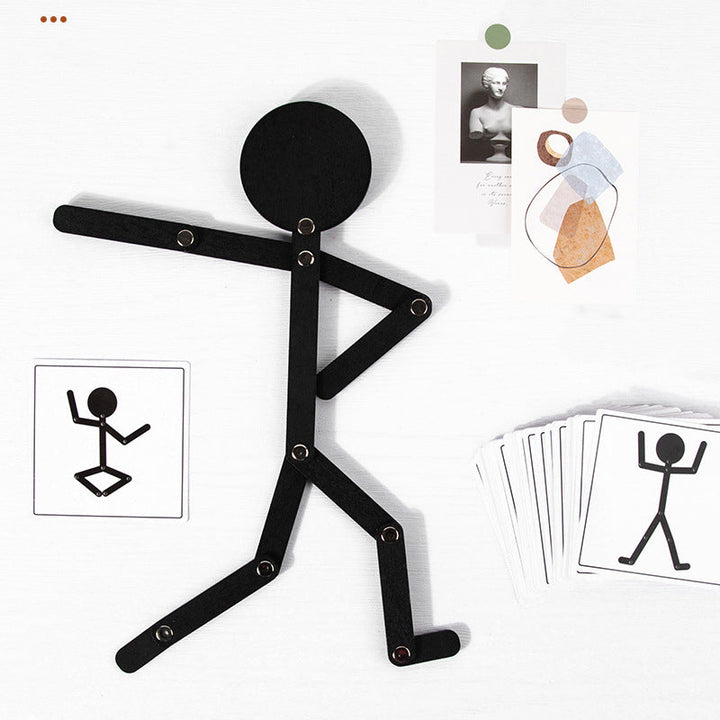 Montessori-inspired wooden shape puzzle toy, promoting cognitive development in children