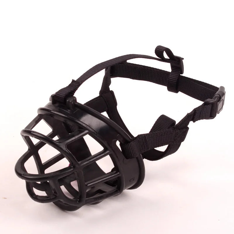 Comfort-Fit adjustable silicone dog muzzle for training, safety, and preventing biting. Soft & breathable pet gear.