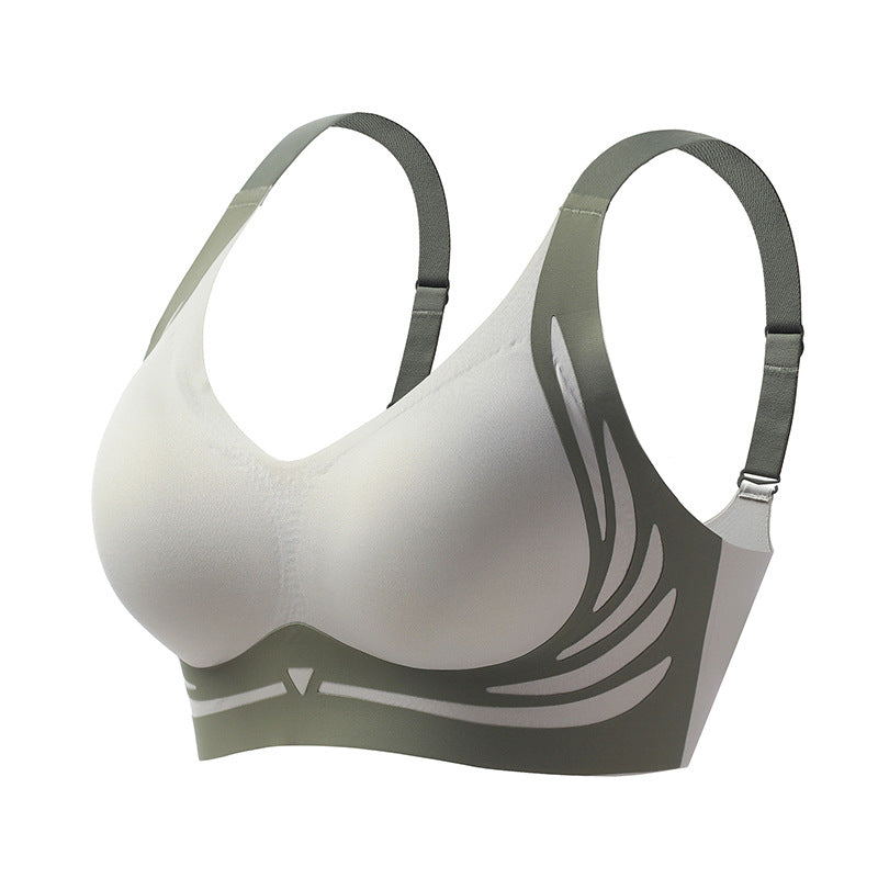 Seamless padded wireless push-up bra for women, designed for everyday comfort and body shaping.