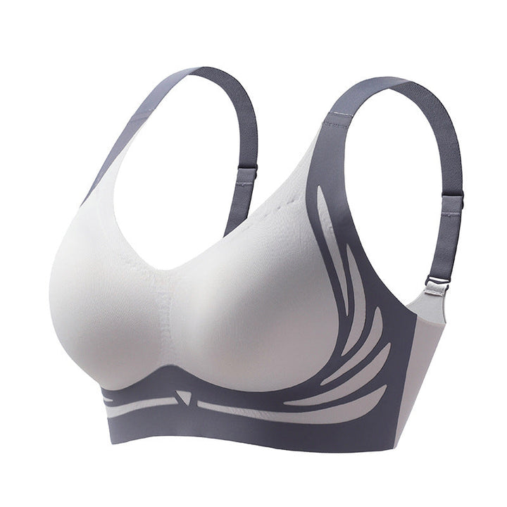 Adjustable wireless push-up bra for women, providing excellent support and a lifting effect for a flattering silhouette.