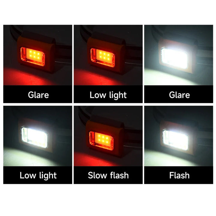 IPX4 water-resistant COB work light in an outdoor setting, ready for any weather conditions