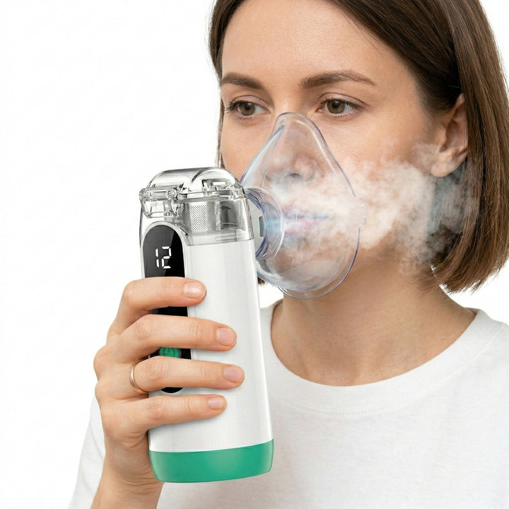 Compact Personal USB Rechargeable Mist Inhaler for easy breathing & respiratory relief.
