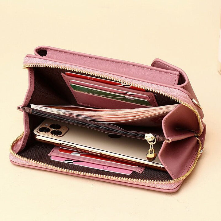 Essential compact PU leather daily bag for women, featuring a practical adjustable strap.