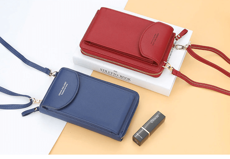 Everyday compact PU leather crossbody bag for women, stylish and practical handbag, adjustable strap.