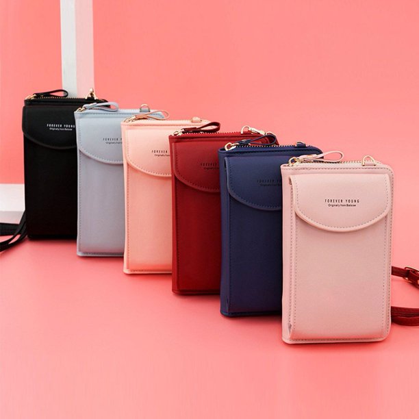 Smart PU leather compact shoulder bag, designed for women, featuring an adjustable crossbody strap.