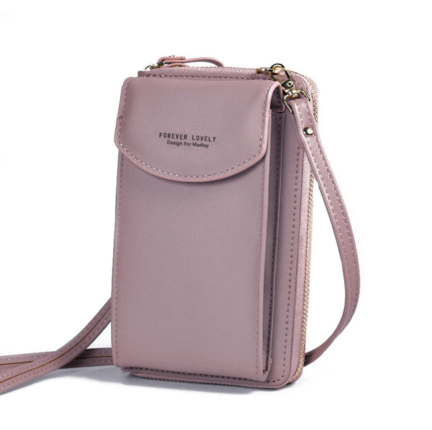 Everyday compact PU leather shoulder bag for women, with a convenient adjustable strap.