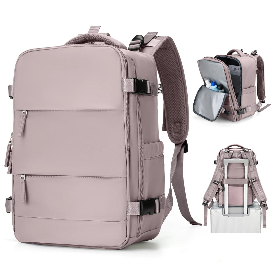 Peacock blue unisex polyester backpack, a compact travel and school bag for daily essentials & weekend trips.