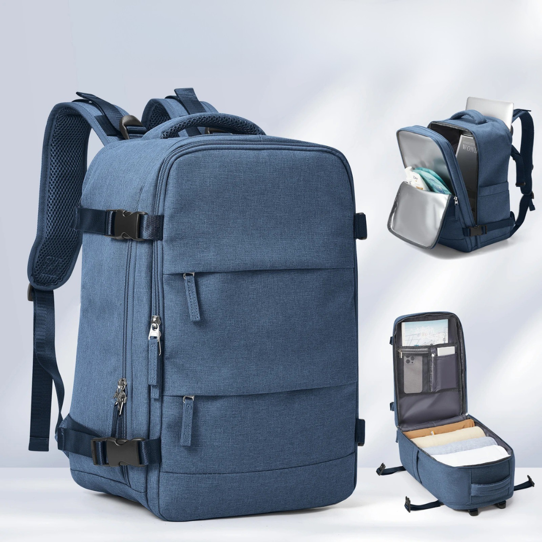 Lotus pink compact travel backpack for women and men, ideal for daily essentials, school, and short trips.