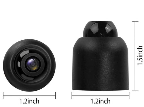 HD 1080P compact security camera with IR night vision, WiFi, and two-way audio for effective home monitoring.