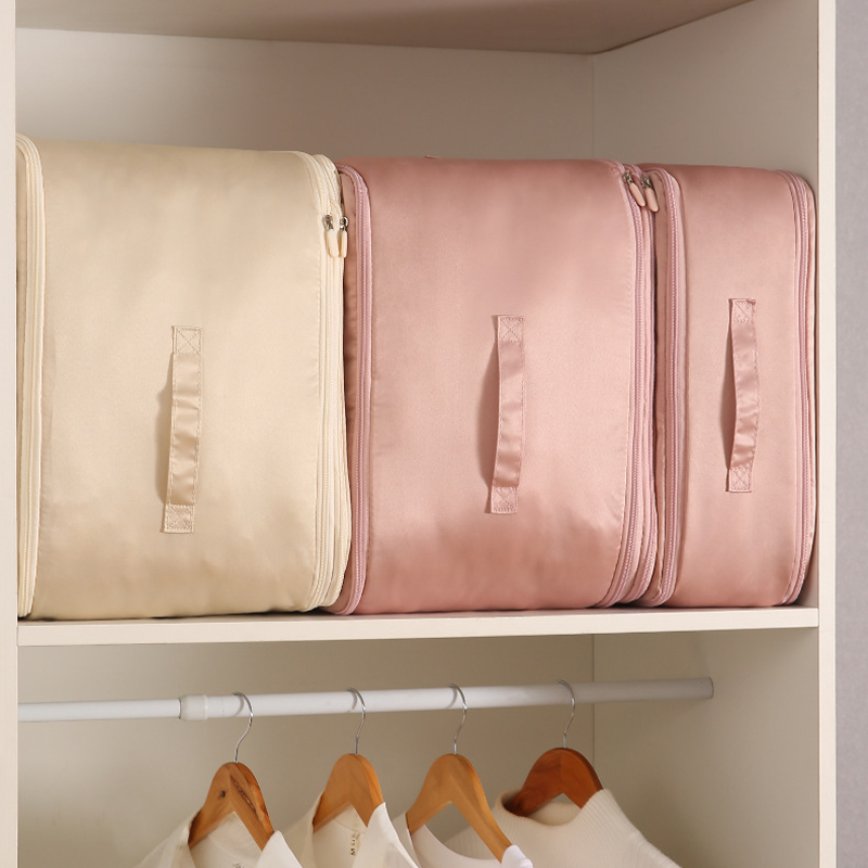 Duvet storage compression bag, ideal for maximizing space in home organization solutions