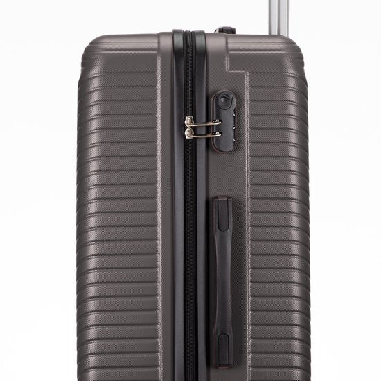 Professional Cordoba hard-shell suitcase, designed for efficient and secure business trip travel.