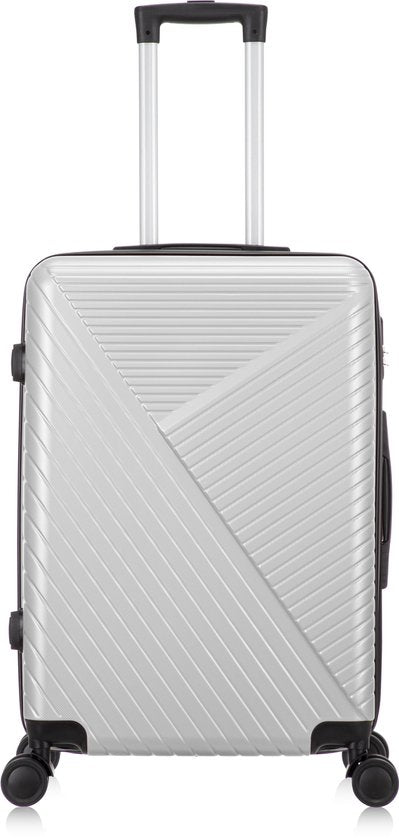 Ergonomic Cordoba hard-shell suitcase with a sturdy telescopic handle for comfortable travel.