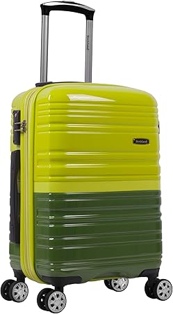 Quick trip essential: Cotton Candy lightweight hardside carry-on, expandable with double spinner wheels for efficient packing.