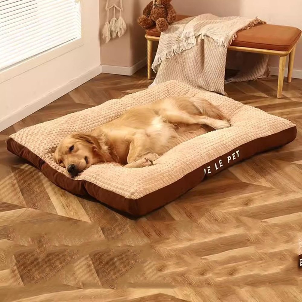 Cozy fleece dog bed for ultimate pet comfort. Soft, washable pet furniture for dogs & cats.