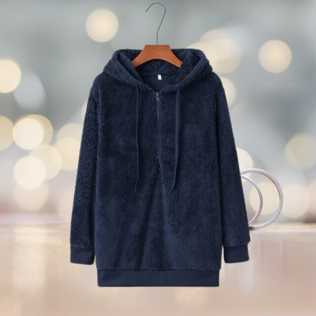 Soft Amalia women's hoodie jacket, a comfortable autumn essential for stylish ladies.