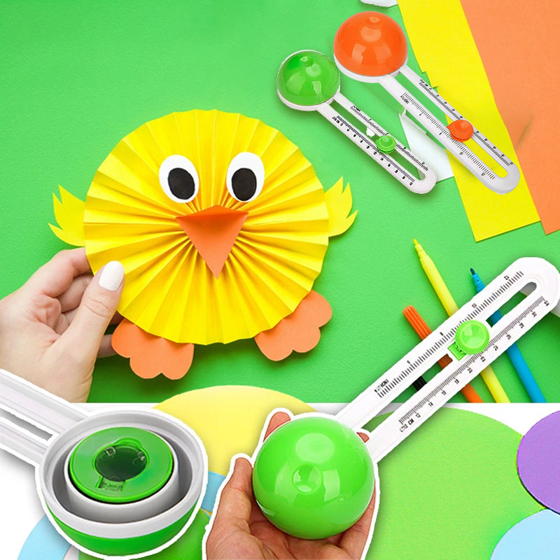 Crafting Circle Cutter Tool, ideal for DIY paper and fabric craft projects, ensuring precision cuts.