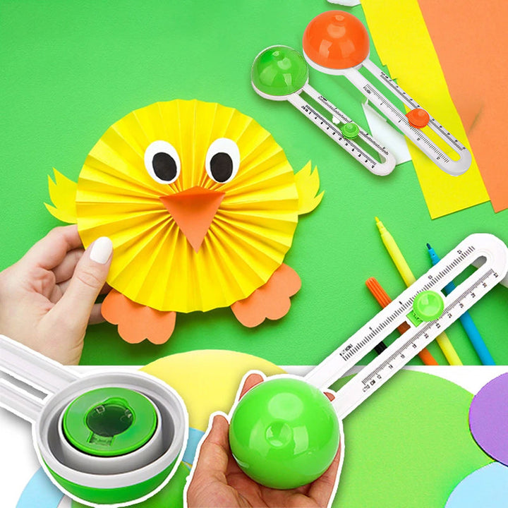 Crafting Circle Cutter Tool, ideal for DIY paper and fabric craft projects, ensuring precision cuts.