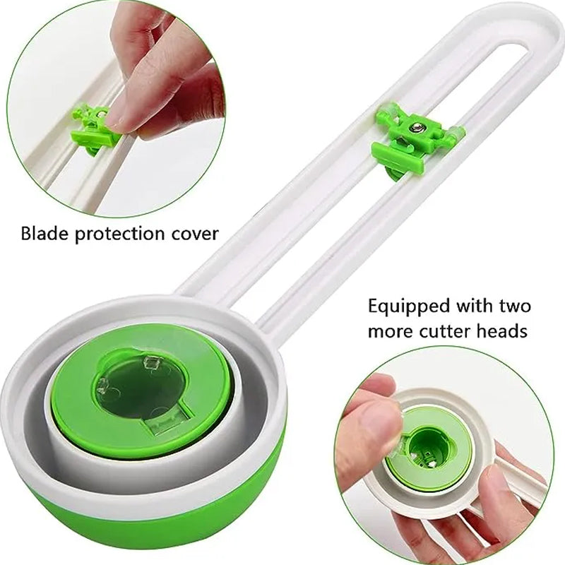 Precision Crafting Circle Cutter with clear measurements, essential for accurate paper and fabric DIY.