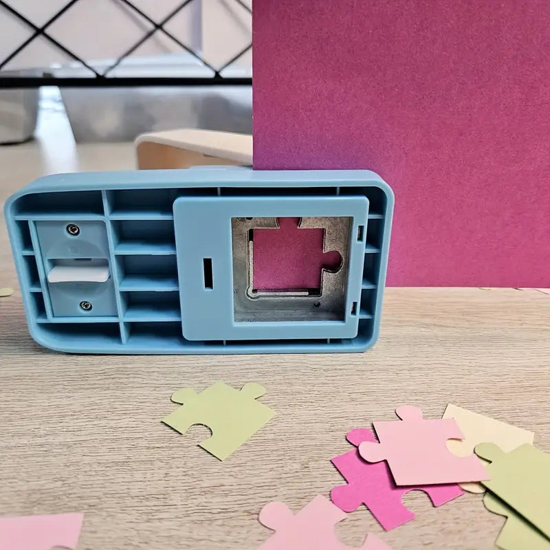 Versatile crafting tool: Jigsaw Puzzle Punch for creating unique puzzles and paper craft designs