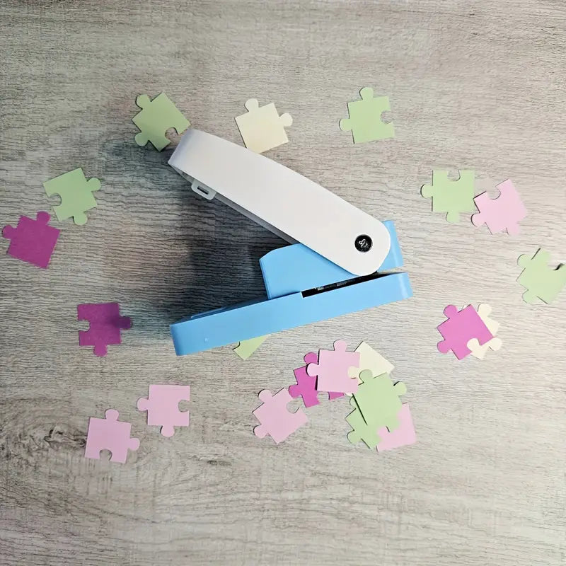 Crafting Jigsaw Punch Tool, ideal for DIY enthusiasts to make custom puzzles and creative gifts