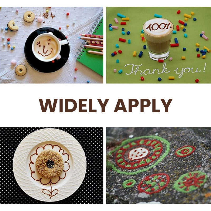 Creative Latte Art & Spice Decorating Pen, a versatile kitchen tool