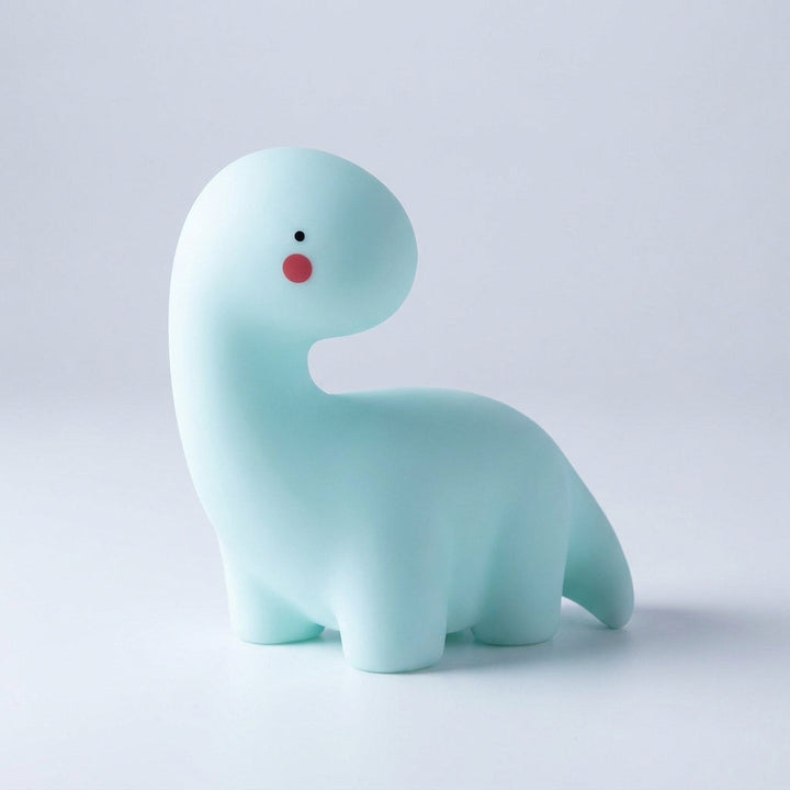 Gentle LED night light, cute animal lamp for children's room, Dreamasaur provides soft, comforting glow.