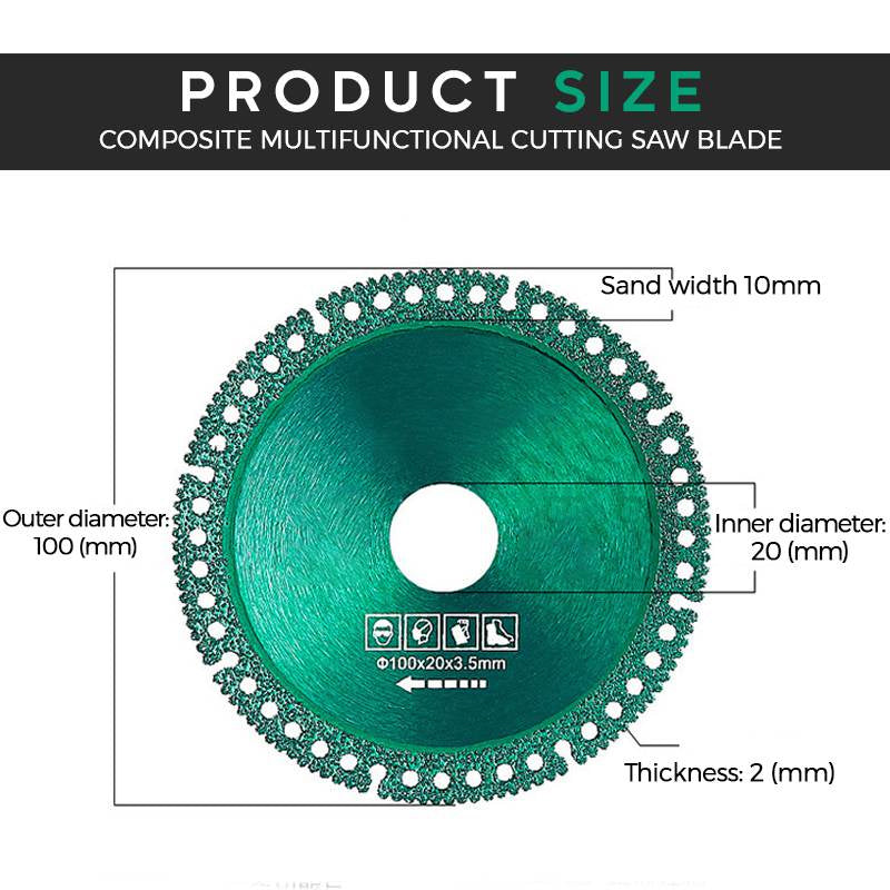 Multi-functional diamond cutting disc, perfect for all your saw blade needs
