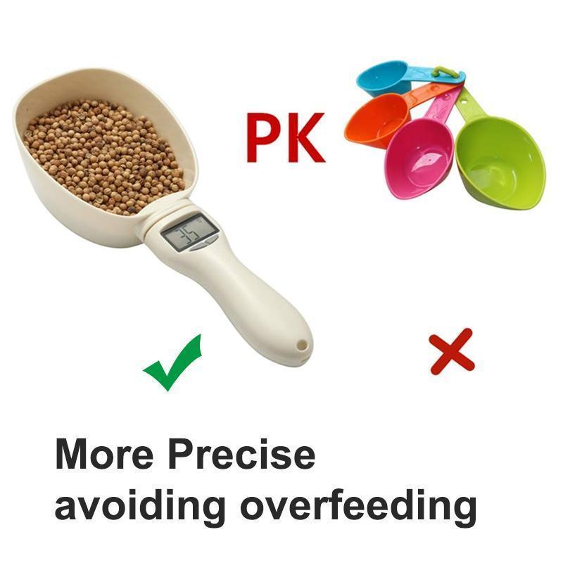Digital pet food scoop scale, an essential kitchen tool for pet portion control and healthy eating