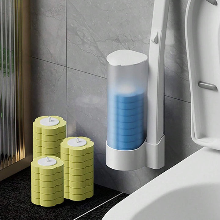 Bathroom essential: Disposable Toilet Brush Cleaning System