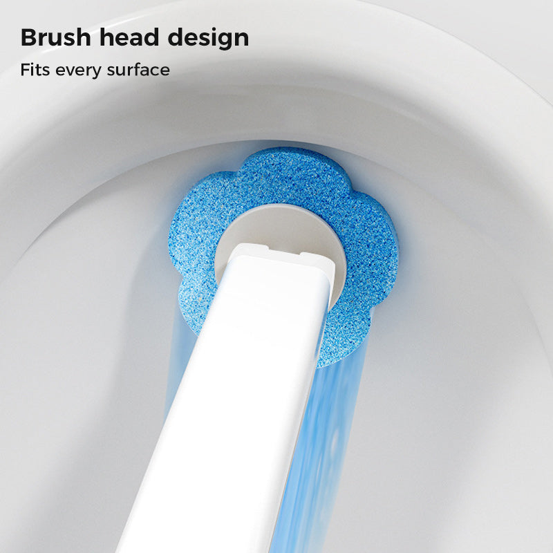 Hygiene solution: Scented disposable toilet brush kit