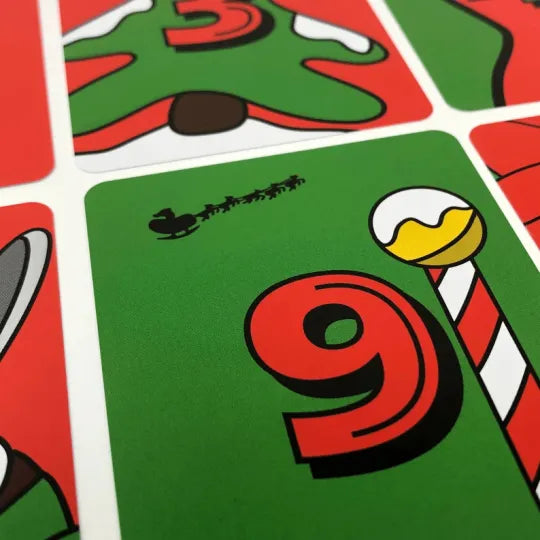 DIY holiday craft kit: cross stitch Advent Calendar for Christmas