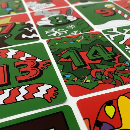 Cross stitch Advent Calendar kit, a fun DIY project for Christmas