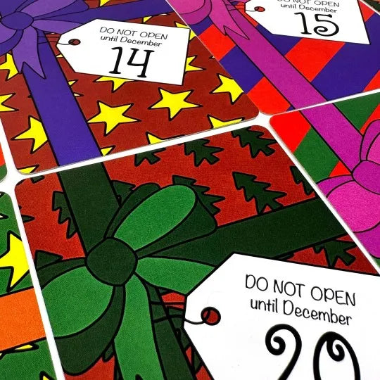 Sewing kit: DIY Christmas Advent Calendar, festive and fun