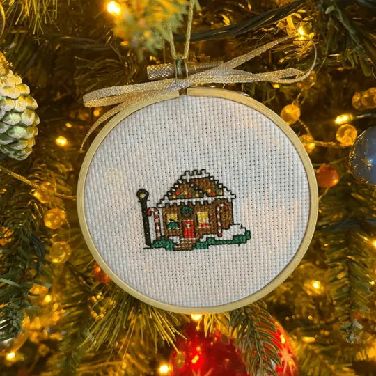 DIY cross stitch Advent Calendar craft kit for creative Christmas