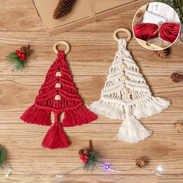 Complete DIY Christmas Tree Craft Kit, offering a fun way to make a holiday ornament and decoration.