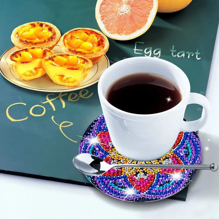 Unboxing the DIY Mandala Diamond Painting Coasters Craft Kit