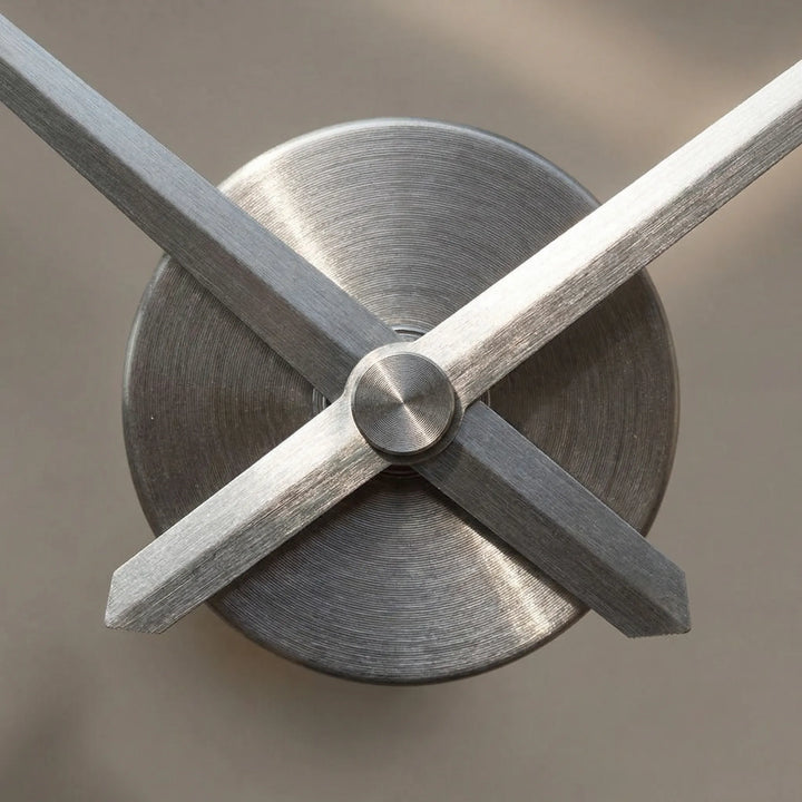 Statement DIY wall clock with reflective mirror finish, silent sweep, adds modern flair.