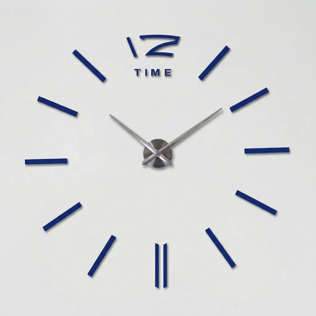 Versatile DIY mirror wall clock, large & customizable, perfect modern statement piece for any room.