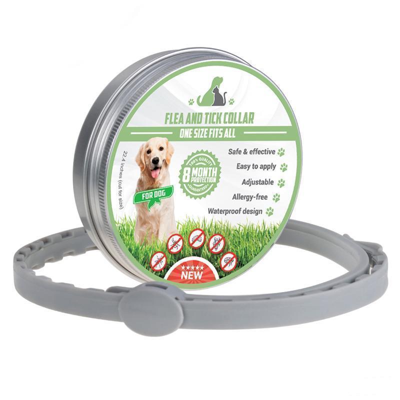 Dog Flea and Tick Collar providing 8-month protection for canine health and pet care