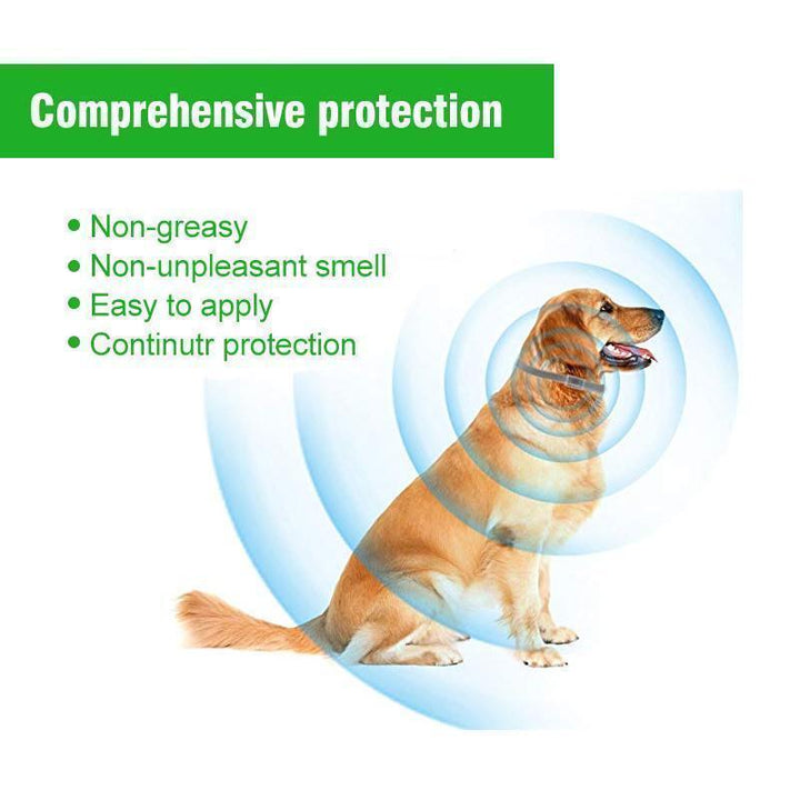 Long-lasting 8-month Dog Flea and Tick Collar for complete pet care and dog health
