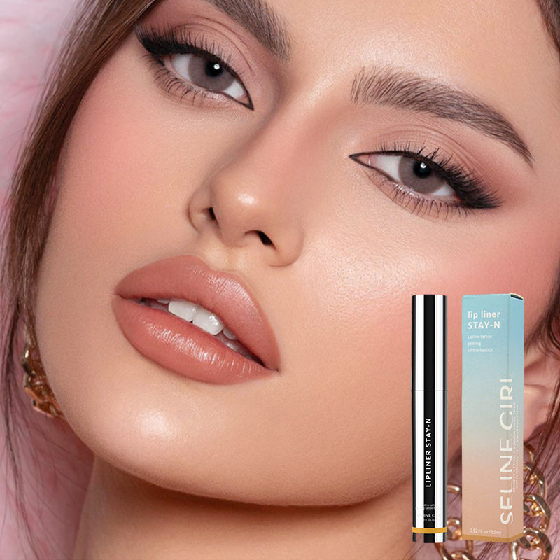 Dual-Ended Detachable Precision Lip Liner in crimson, defining lips for a bold, long-lasting makeup look.