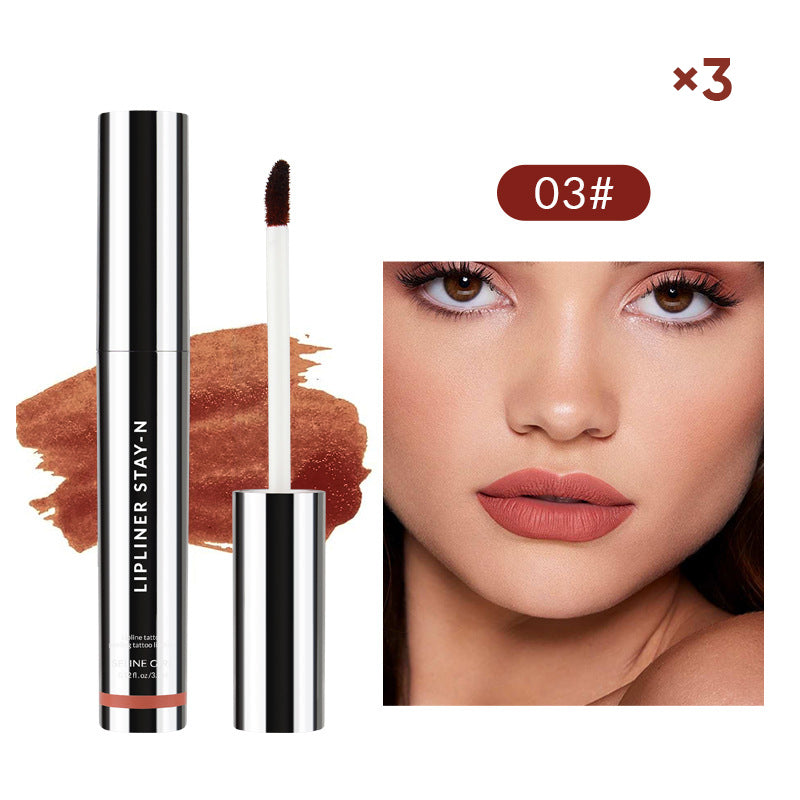 Side view of the Dual-Ended Lip Liner, revealing its sleek design and the two precision tips for beauty.