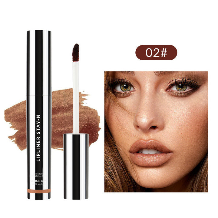 Close-up of the ultra-fine tip of the Precision Lip Liner, perfect for detailed lip definition & long-lasting beauty.