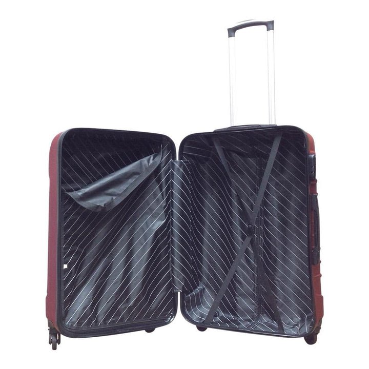 Premium hardshell travel suitcase, highly durable, with advanced 360-degree spinner wheel system.