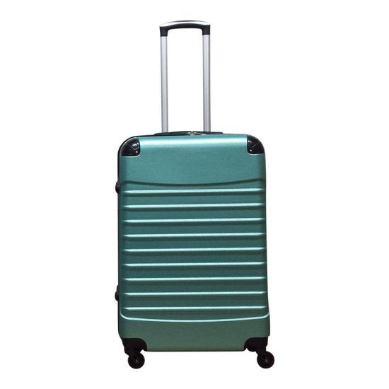 Stylish hardshell luggage, great for business or leisure travel, featuring durable spinner wheels.